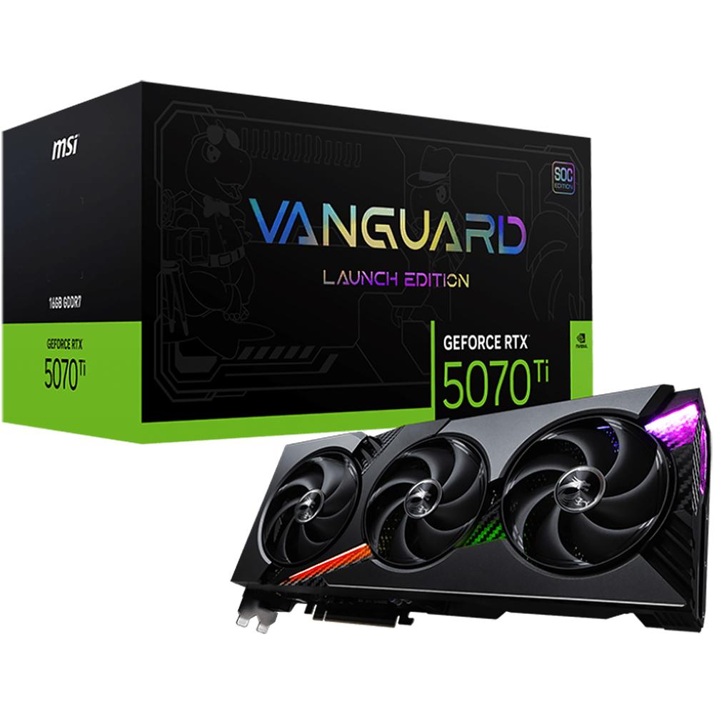Foto 2 pulgar | Tarjeta De Video Msi Geforce Rtx 5070 Ti Vanguard Soc Launch Edition 16gb Gddr7