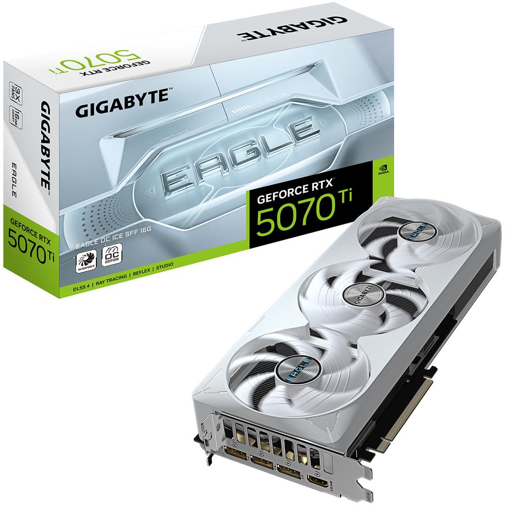 Foto 2 pulgar | Tarjeta De Video Gigabyte Geforce Rtx 5070 Ti Eagle Oc Ice Sff 16gb Gddr7 Rgb Blanco