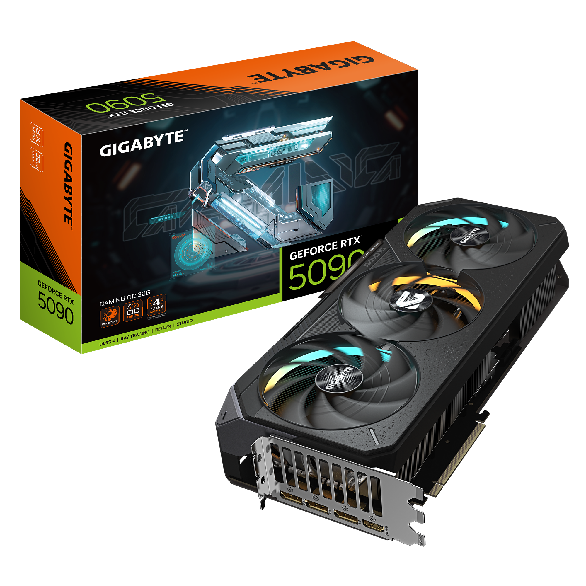 Foto 1 | Tvideo Gigabyte Rtx5090 Gaming Oc 32g 513bit Gddr7 Gv-n5090gaming Oc-32gd