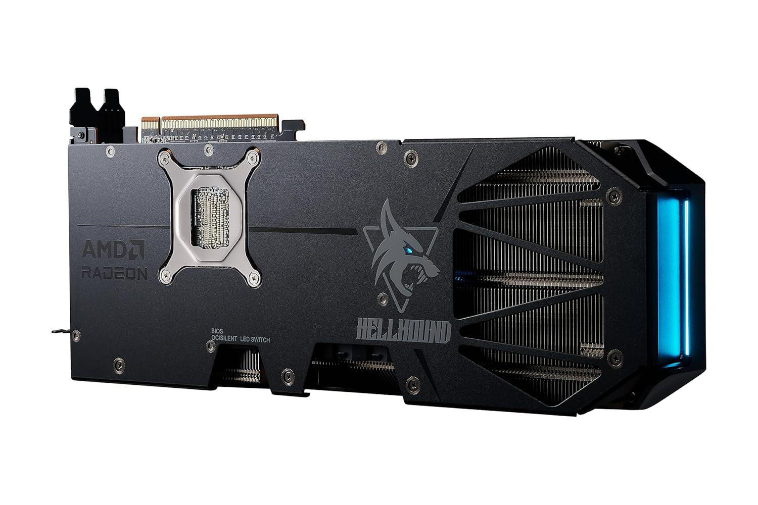 Foto 6 | Tvideo Power Color Hellhound Black Rx9070xt Amd Oc 16gb Gdrr6 Hdmi Dp Rx9070xt 16g-l/ Oc