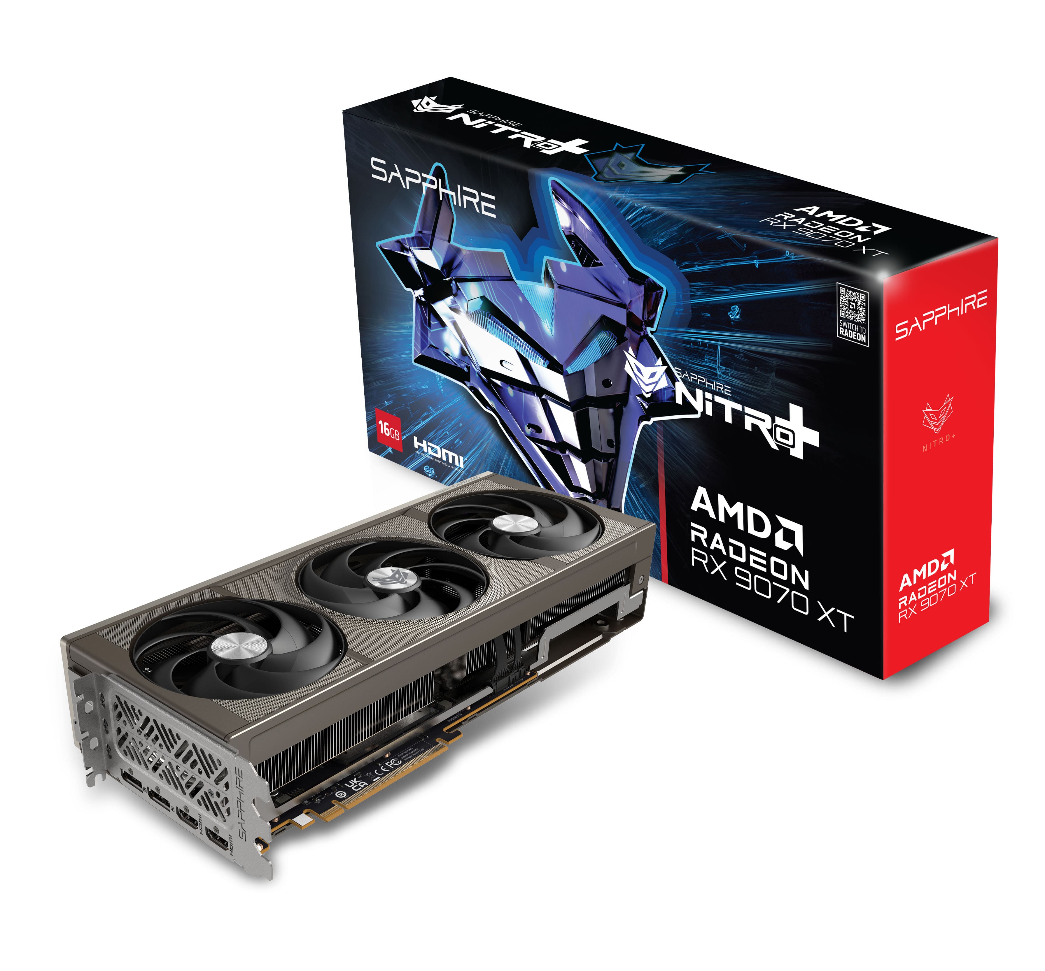 Foto 3 pulgar | Tvideo Sapphire Rx9070 Xt Nitro Radeon 16gb 256bit 11348-01-20g