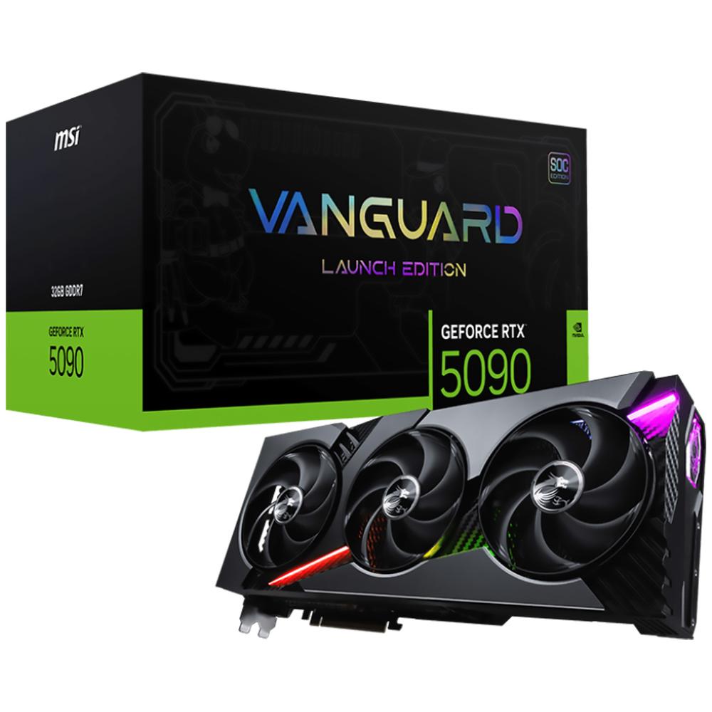 Tarjeta De Video Msi Geforce Rtx 5090 Vanguard Soc Launch Edition 32gb Gddr7