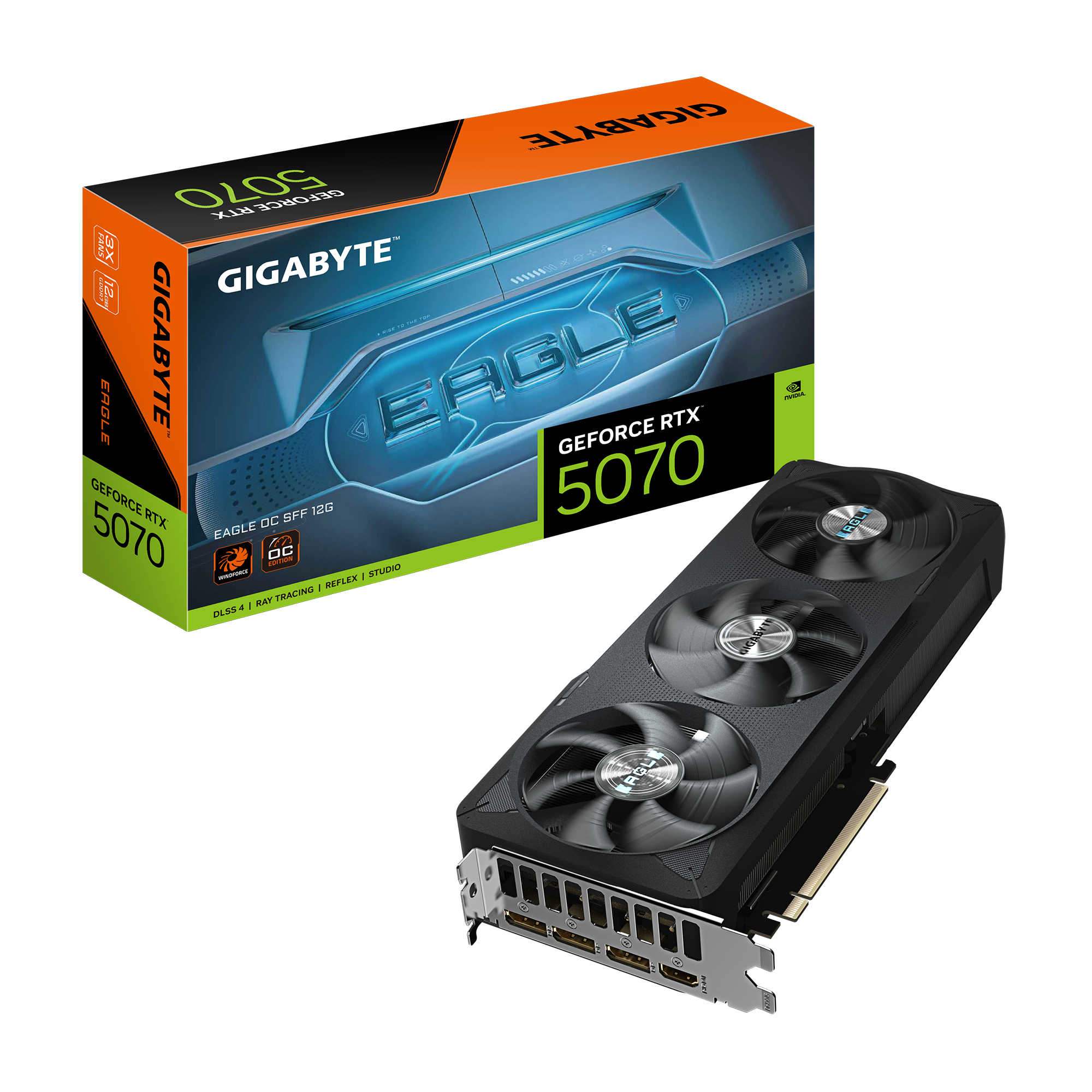 Foto 2 pulgar | Tvideo Gigabyte Rtx5070 Eagle Oc Sff 12gb 192 Bit Gddr7 Gv-n5070eagle Oc-12gd