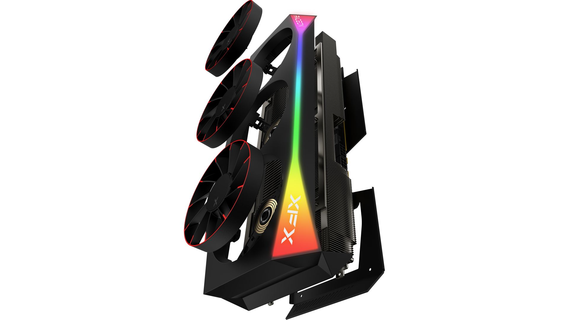 Foto 7 pulgar | Tvideo Xfx Rx 9070xt Oc Mercury Radeon Magnetic Rgb 16gb Gddr6 Hdmi Dp Rx-97tmargb9