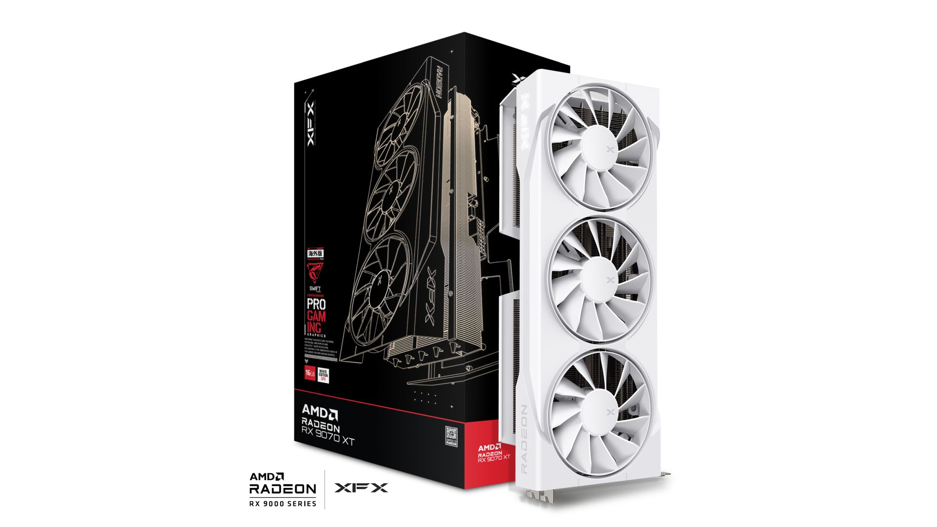 Foto 2 pulgar | Tvideo Xfx Rx 9070xt Swift Radeon Gaming Rgb 16gb Gdrr6 Hdmi Dp Rx-97tswf3w9