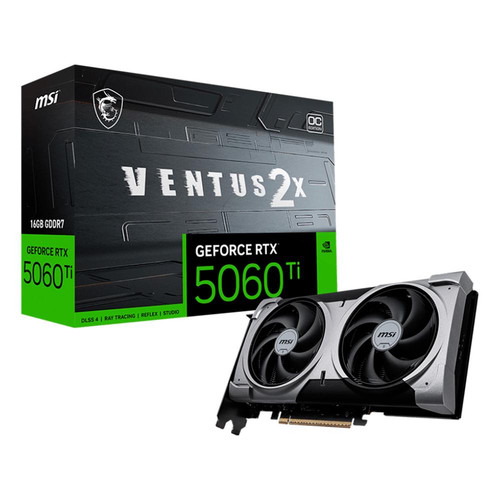 Foto 2 pulgar | Tarjeta De Video Msi Geforce Rtx 5060 Ti Ventus 2x Oc Plus 16gb Gddr7