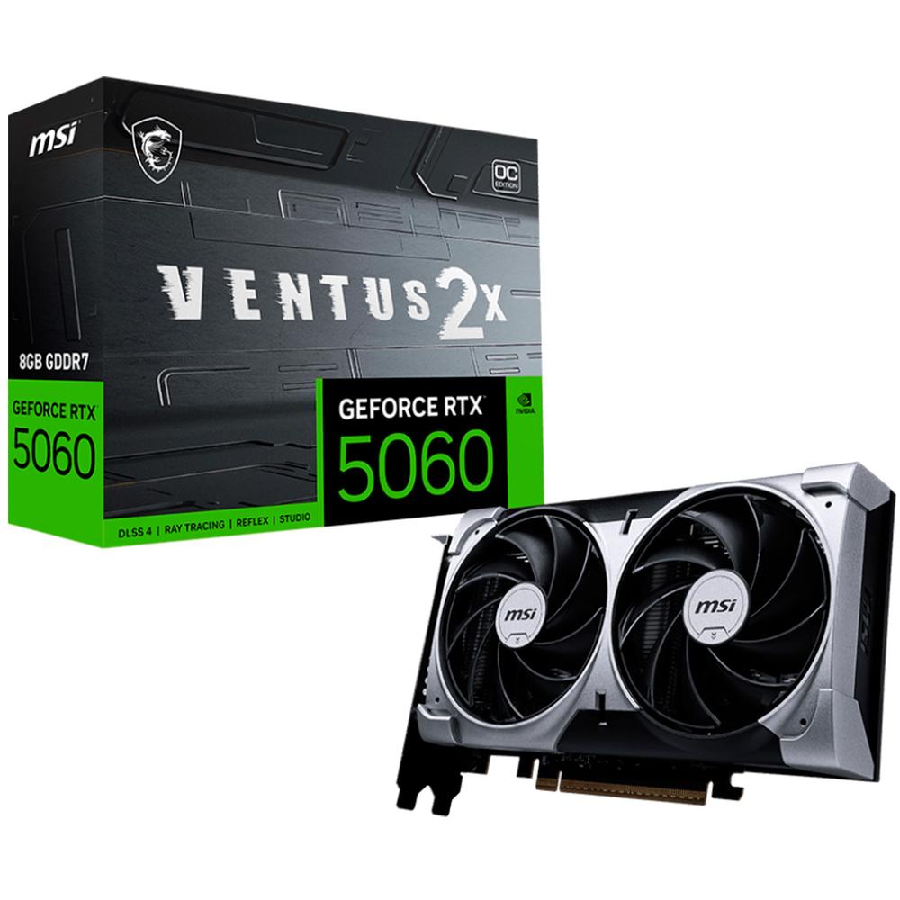 Foto 1 | Tarjeta De Video Msi Geforce Rtx 5060 8g Ventus 2x Oc 8gb Gddr7 G5060-8v2c