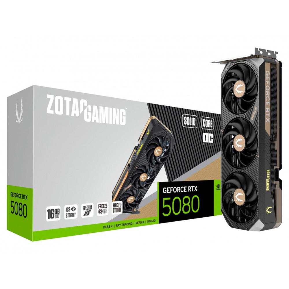 Foto 2 pulgar | Tarjeta De Video Zotac Gaming Geforce Rtx 5080 Solid Core Oc 16gb Gddr7 Zt-b50800j2-10p