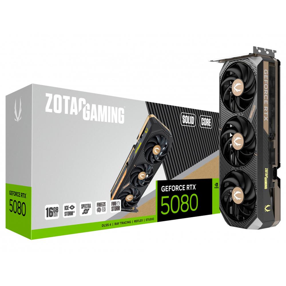 Foto 2 pulgar | Tarjeta De Video Zotac Gaming Geforce Rtx 5080 Solid Core 16gb Gddr7 Zt-b50800d2-10p