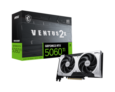 Foto 1 | Tvideo Msi Rtx 5060 Ti Ventus 2x Plus Oc 8gb Gddr7 Hdmi Dp Rtx 5060 Ti 8g Ventus 2x Oc Plus