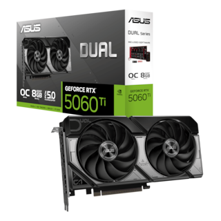 Foto 1 | Tvideo Asus Dual Rtx 5060 Ti 8gb Oc Gddr7 Hdmi Dp Dual-rtx5060ti-o8g 90yv0mp2-m0aa00