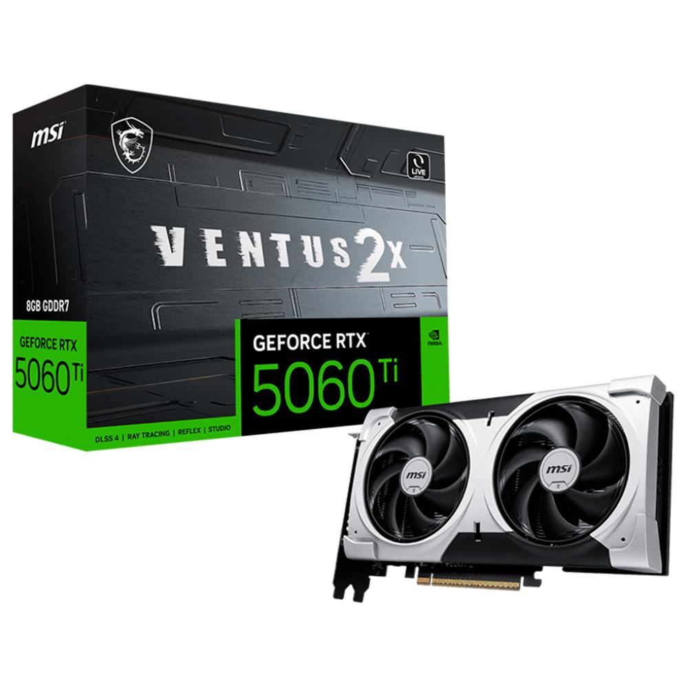Foto 2 pulgar | Tarjeta De Video Msi Geforce Rtx 5060 Ti 8g Ventus 2x Plus 8gb Gddr7 G506t-8v2p