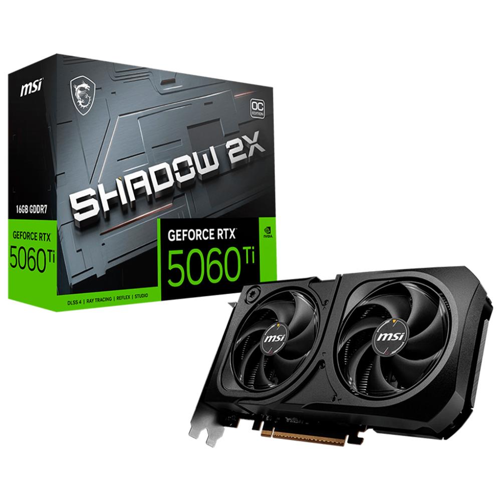 Foto 2 pulgar | Tarjeta De Video Msi Geforce Rtx 5060 Ti 16g Shadow 2x Oc Plus Gddr7 G506t-16s2cp