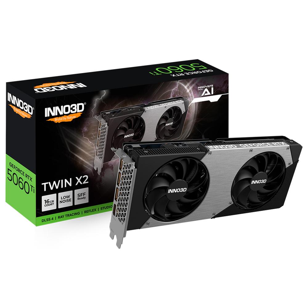 Foto 2 pulgar | Tarjeta De Video Inno3d Geforce Rtx 5060 Ti Twin X2 16gb Gddr7 N506t2-16d7-191073n