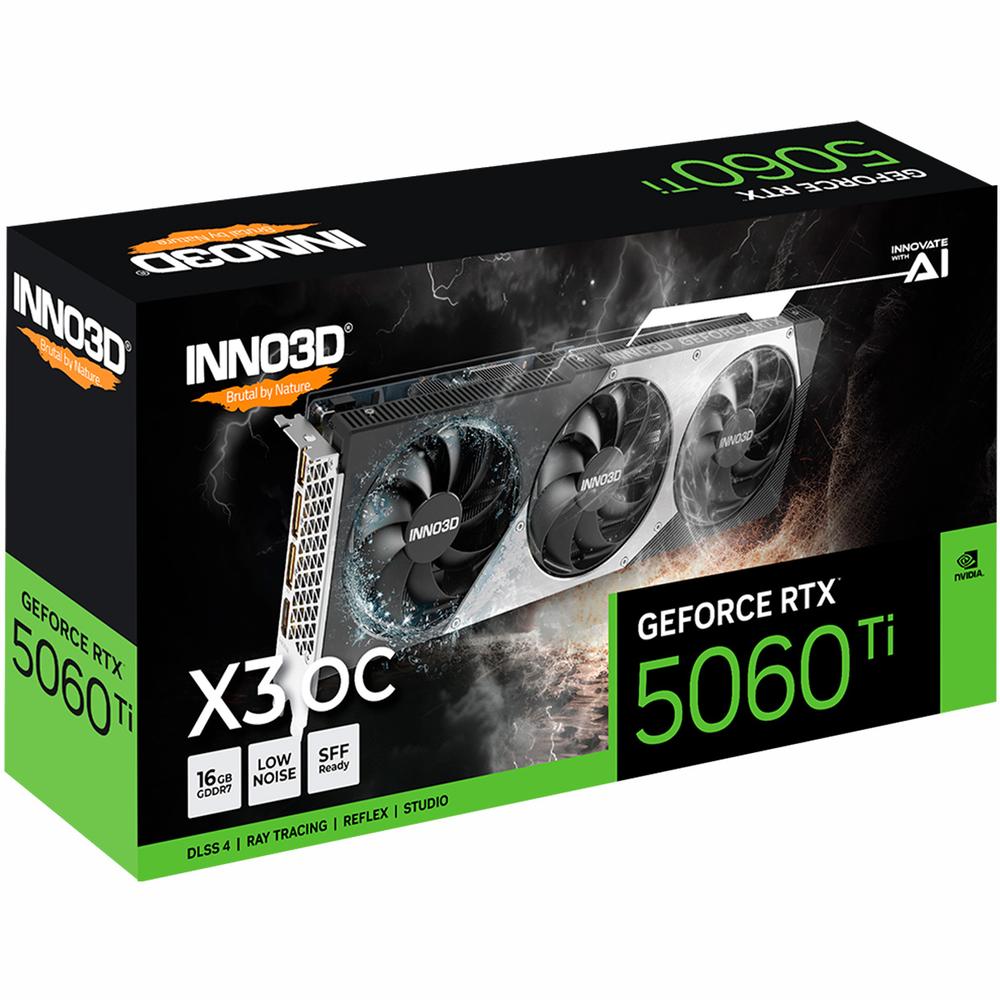 Foto 6 pulgar | Tarjeta De Video Inno3d Geforce Rtx 5060 Ti X3 Oc 16gb Gddr7 N506t3-16d7x-191073l