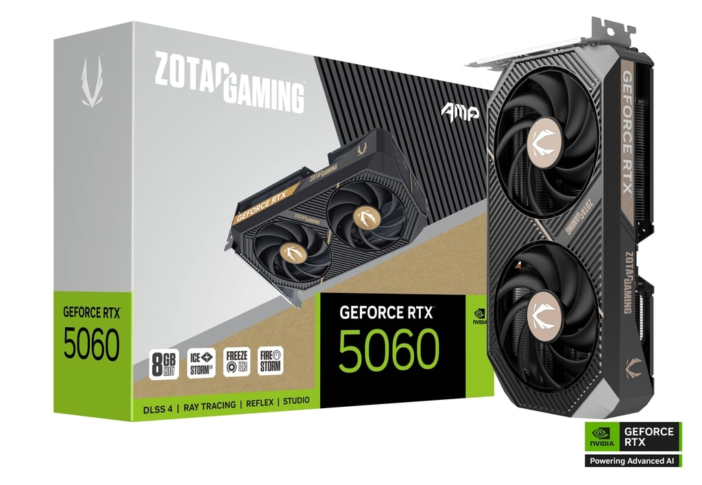 Foto 2 pulgar | Tvideo Zotac Rtx 5060 Amp 8gb Gddr7 Hdmi Dp Zt-b50600f-10m