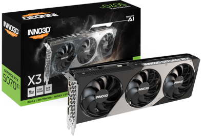 Foto 1 | Tvideo Inno3d Rtx 5070 Ti X3 Oc 16gb Gddr7 Hdmi Dp N507t3-16d7x-176068n