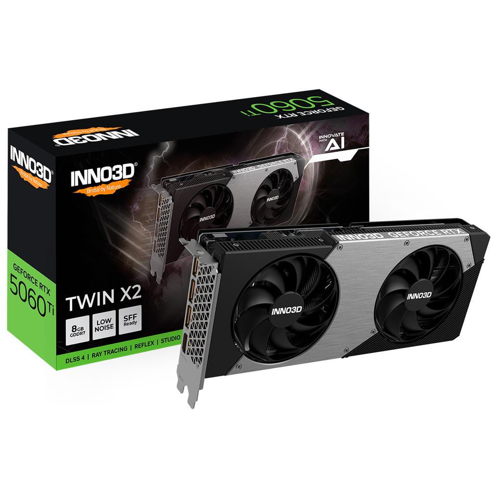 Foto 2 pulgar | Tarjeta De Video Inno3d Geforce Rtx 5060 Ti Twin X2 8gb Gddr7 N506t2-08d7-193075n