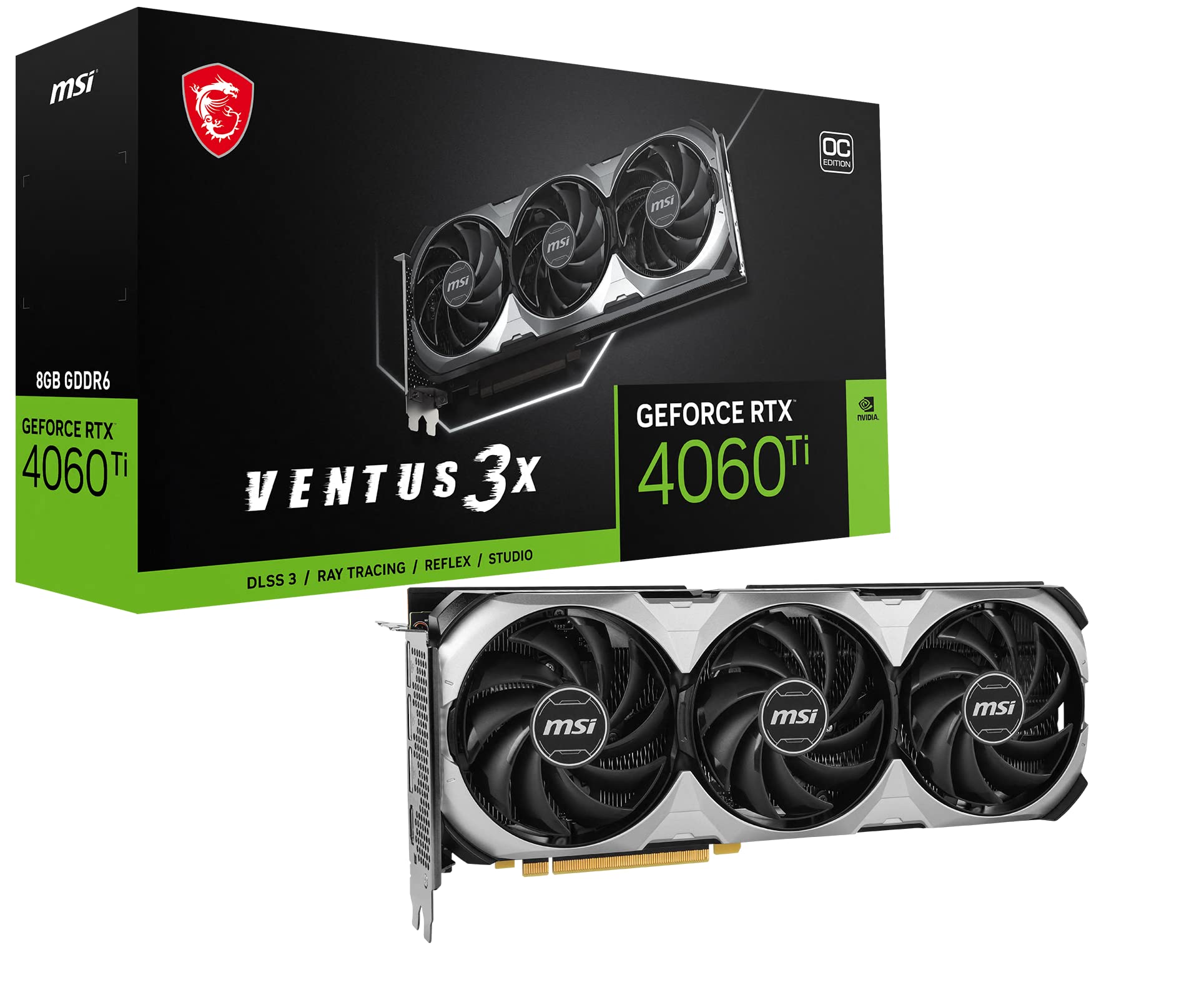 Foto 2 pulgar | Tarjeta Gráfica Msi Gaming Geforce Rtx 4060 Ti 8gb Gdrr6 - Venta Internacional.
