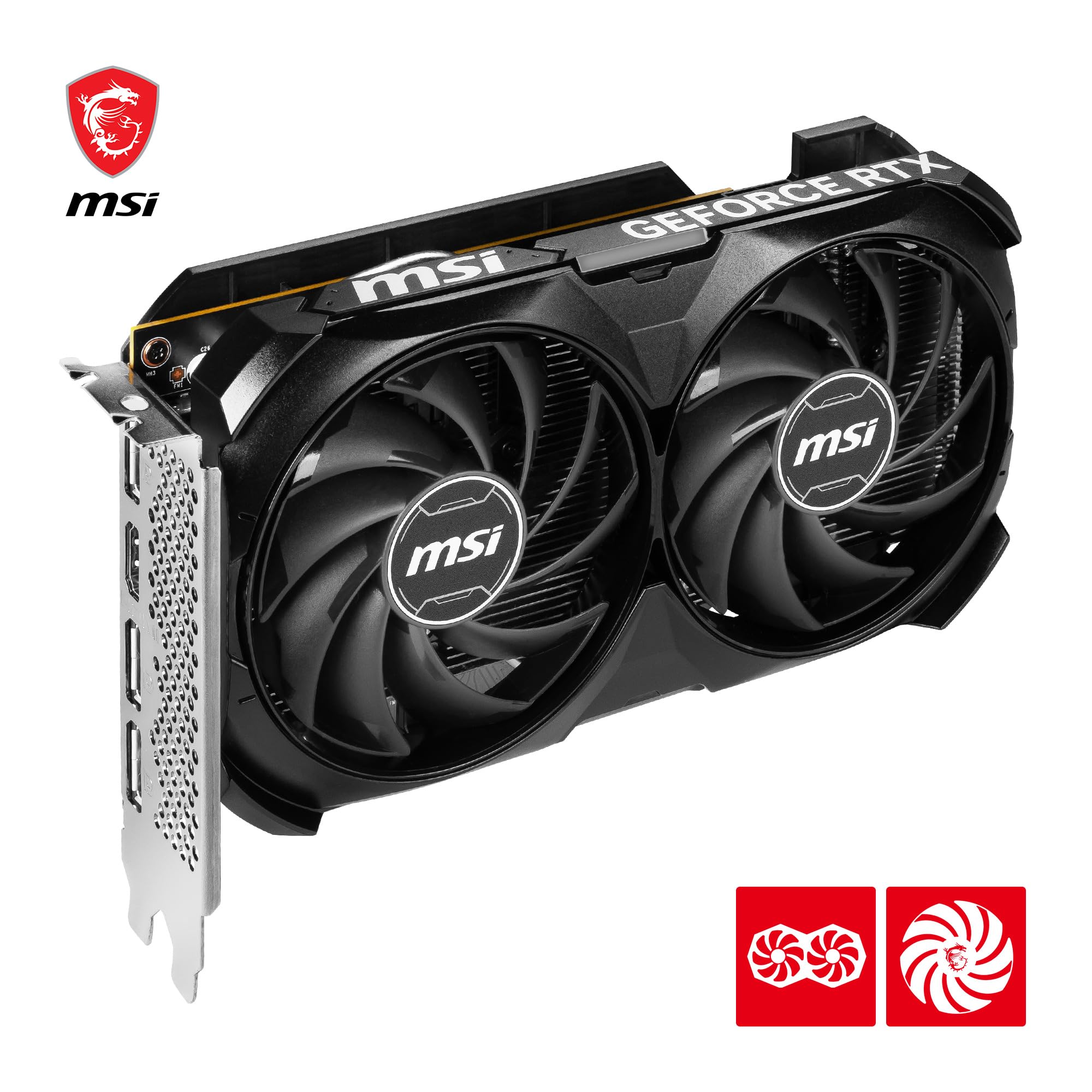 Foto 5 pulgar | Tarjeta Gráfica Msi Geforce Rtx 4060 Ventus 2x Black 8g Oc 8gb - Venta Internacional.