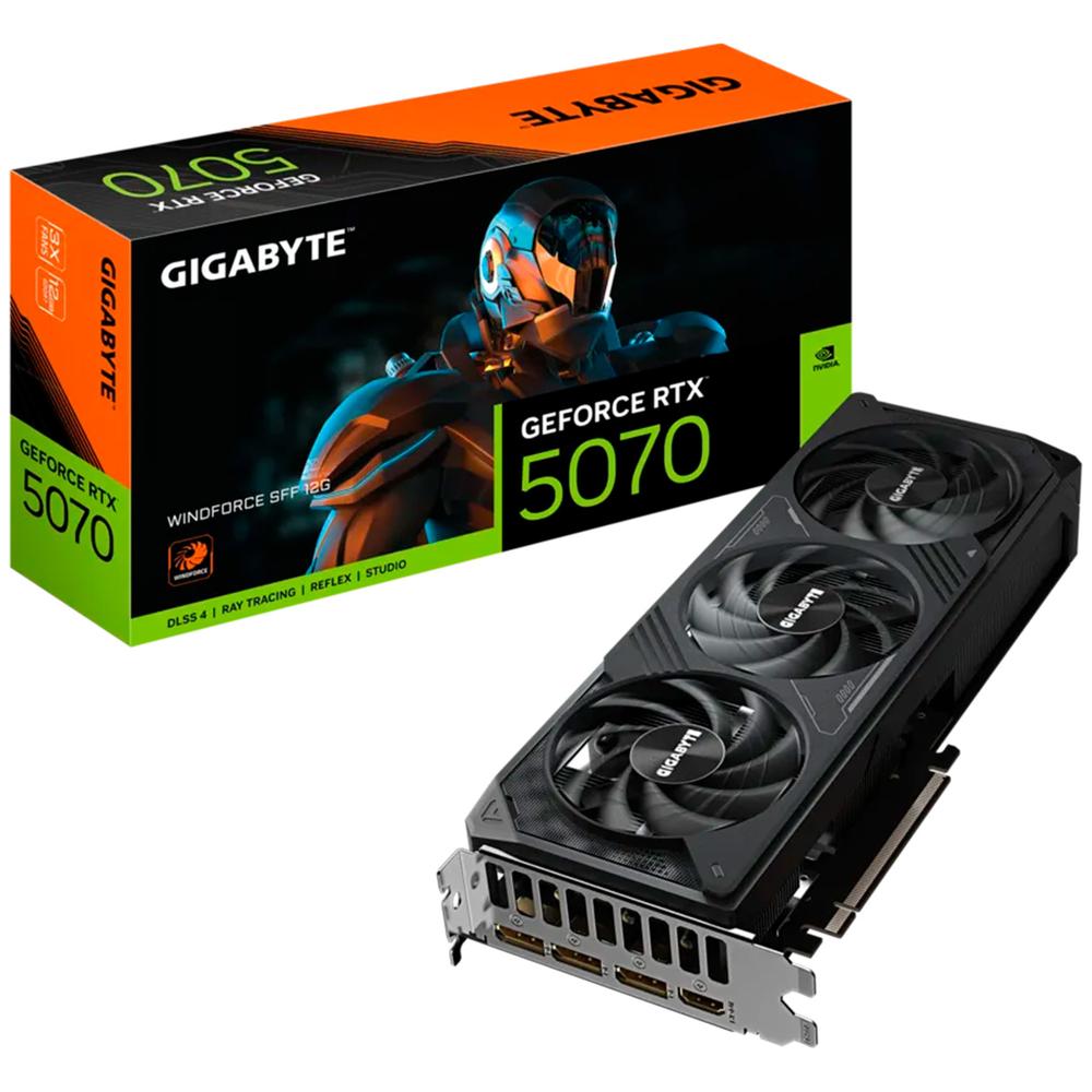 Foto 2 pulgar | Tarjeta De Video Gigabyte Geforce Rtx 5070 Windforce Oc 12g Gddr7 Gv-n5070wf3-12gd