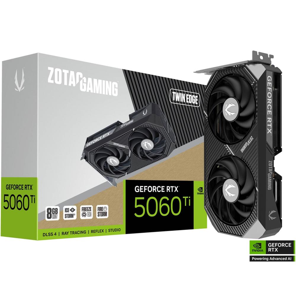 Foto 2 pulgar | Tarjeta De Video Zotac Gaming Geforce Rtx 5060 Ti 8gb Twin Edge Gddr7 Zt-b50610e-10m 2 Fan Dlss 4 Pci Express 5.0 Ia