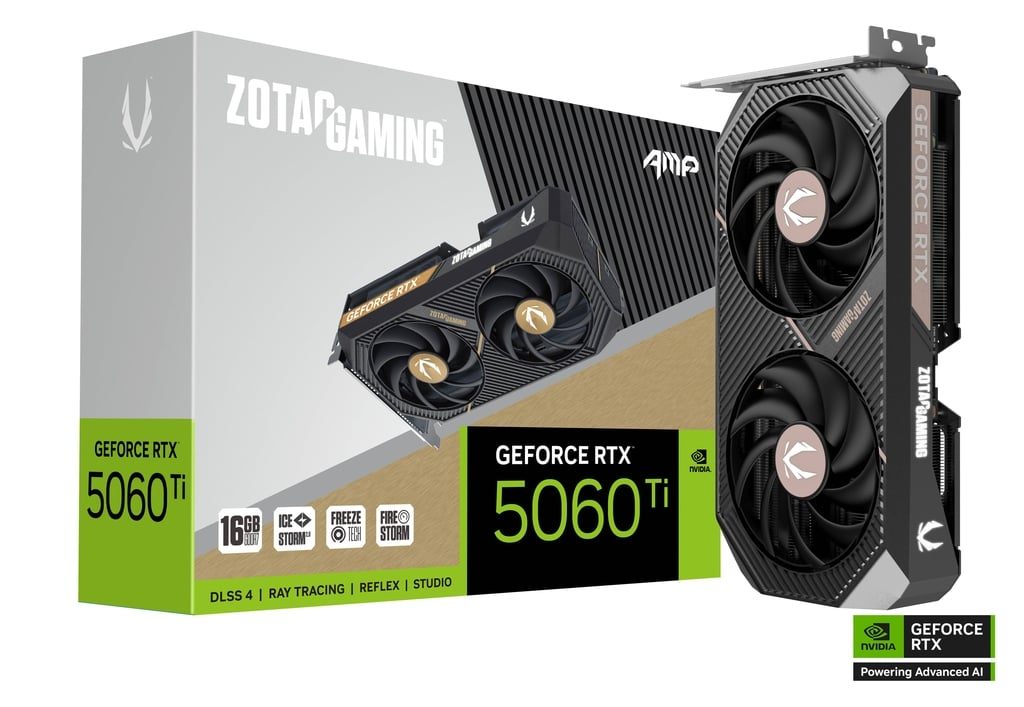 Foto 2 pulgar | Tarjeta De Video Nvidia Rtx5060ti 16gb Gddr7 Zotac Amp Zt-b50620f-10m