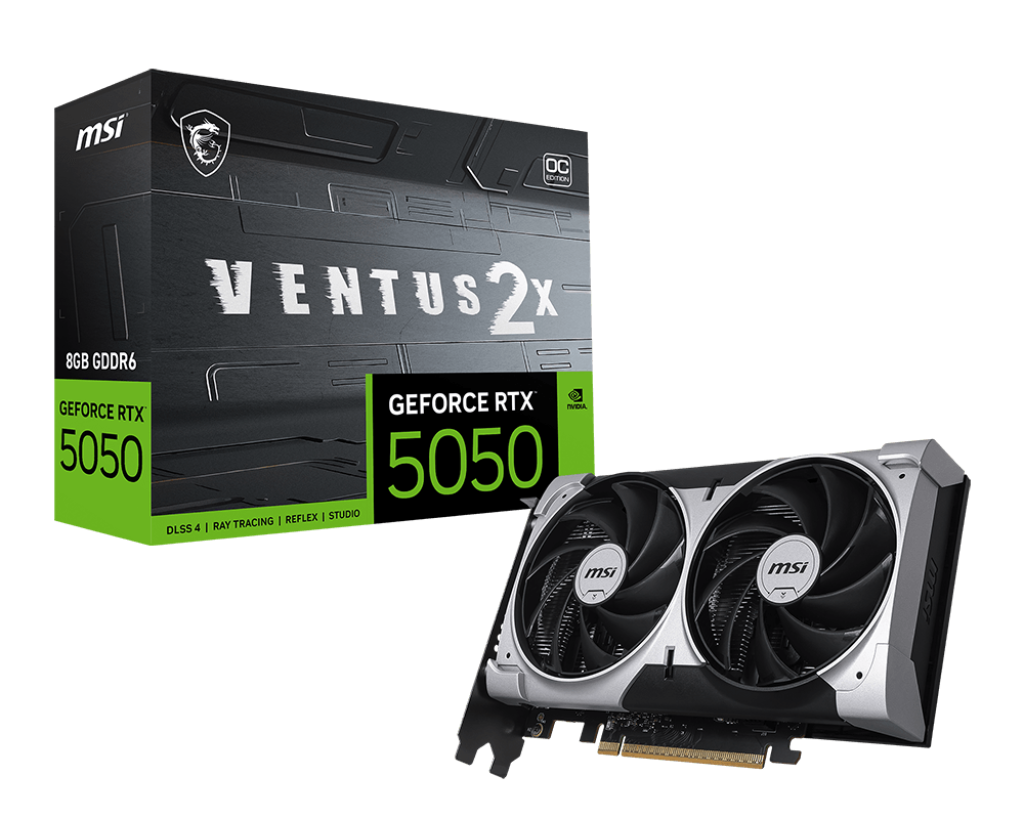 Foto 2 pulgar | Tarjeta De Video Nvidia Rtx5050 8gb Gddr6 Msi Gaming Rtx 5050 8g Ventus 2x Oc
