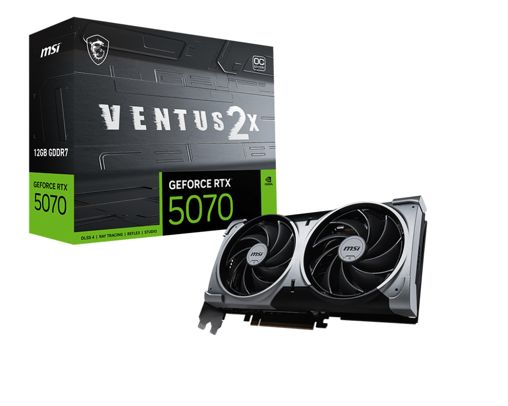 Foto 2 pulgar | Tarjeta De Video Nvidia Rtx5070 Ventus 2x Msi 12gb Gddr7 Rtx 5070 12g Ventus 2x Oc