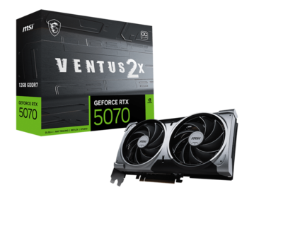 Foto 1 | Tarjeta De Video Nvidia Rtx5070 Ventus 2x Msi 12gb Gddr7 Rtx 5070 12g Ventus 2x Oc