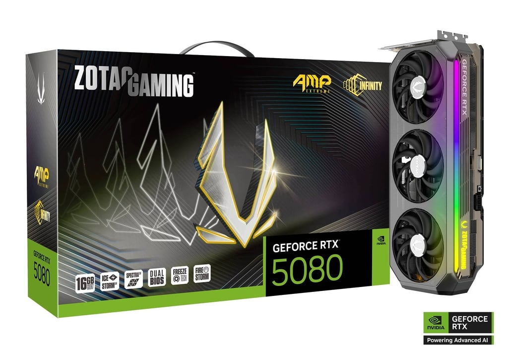 Foto 2 pulgar | Tarjeta De Video Nvidia Rtx5080 Zotac Extreme Infinity16gb Gddr7 Zt-b50800b-10p