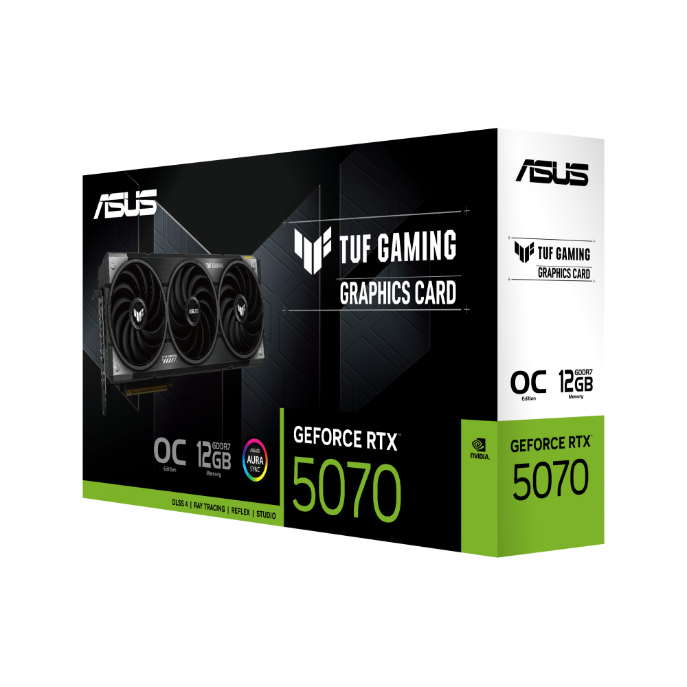 Foto 9 pulgar | Tarjeta De Video Nvidia Tuf-rtx5070-o12g-gaming Oc Asus 12gb Gddr7 90yv0lz0-m0aa00