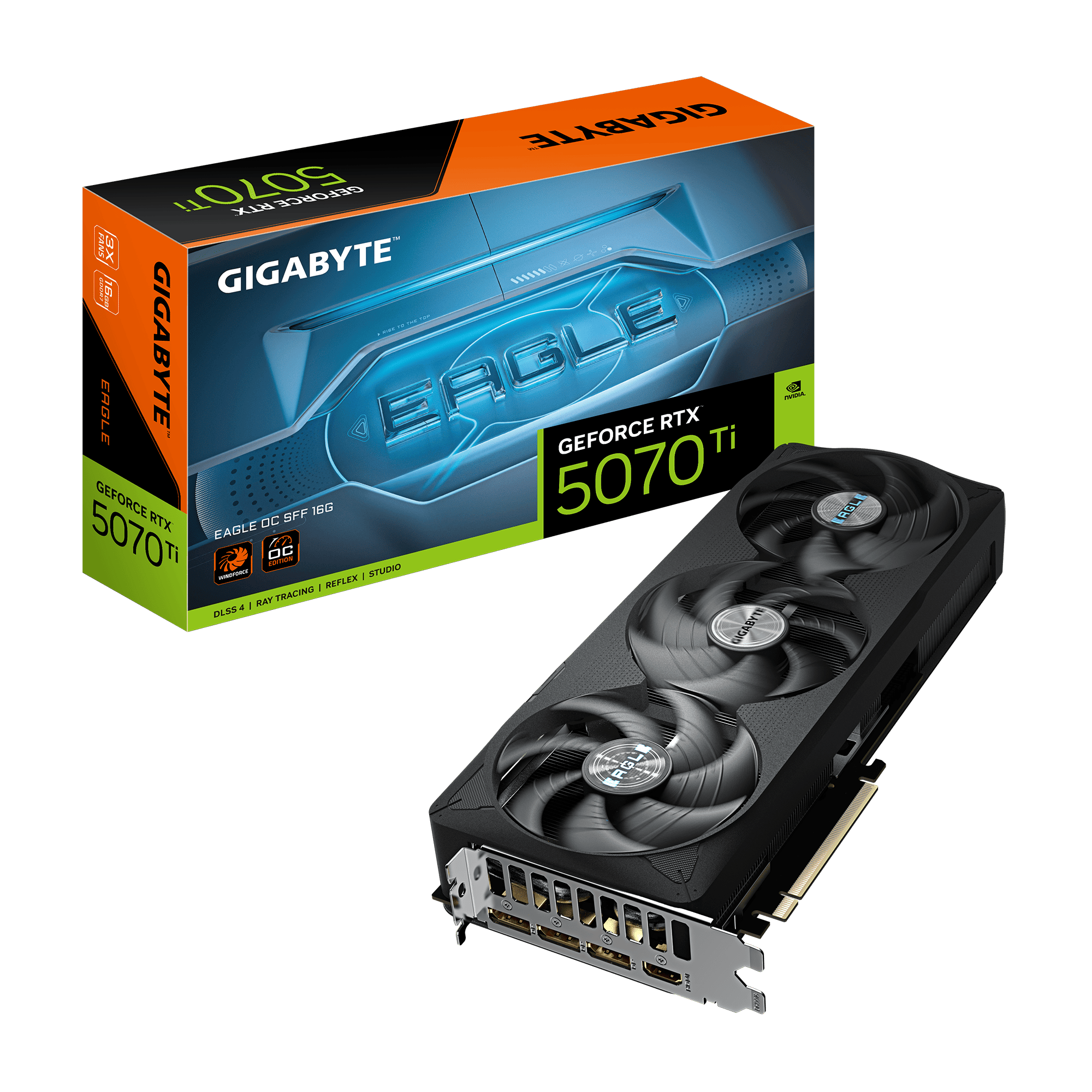 Foto 2 pulgar | Tarjeta De Video Nvidia Rtx5070ti 16gb Gddr7 Gigabyte Eagle Oc Sff Gv-n507teagle Oc-16gd