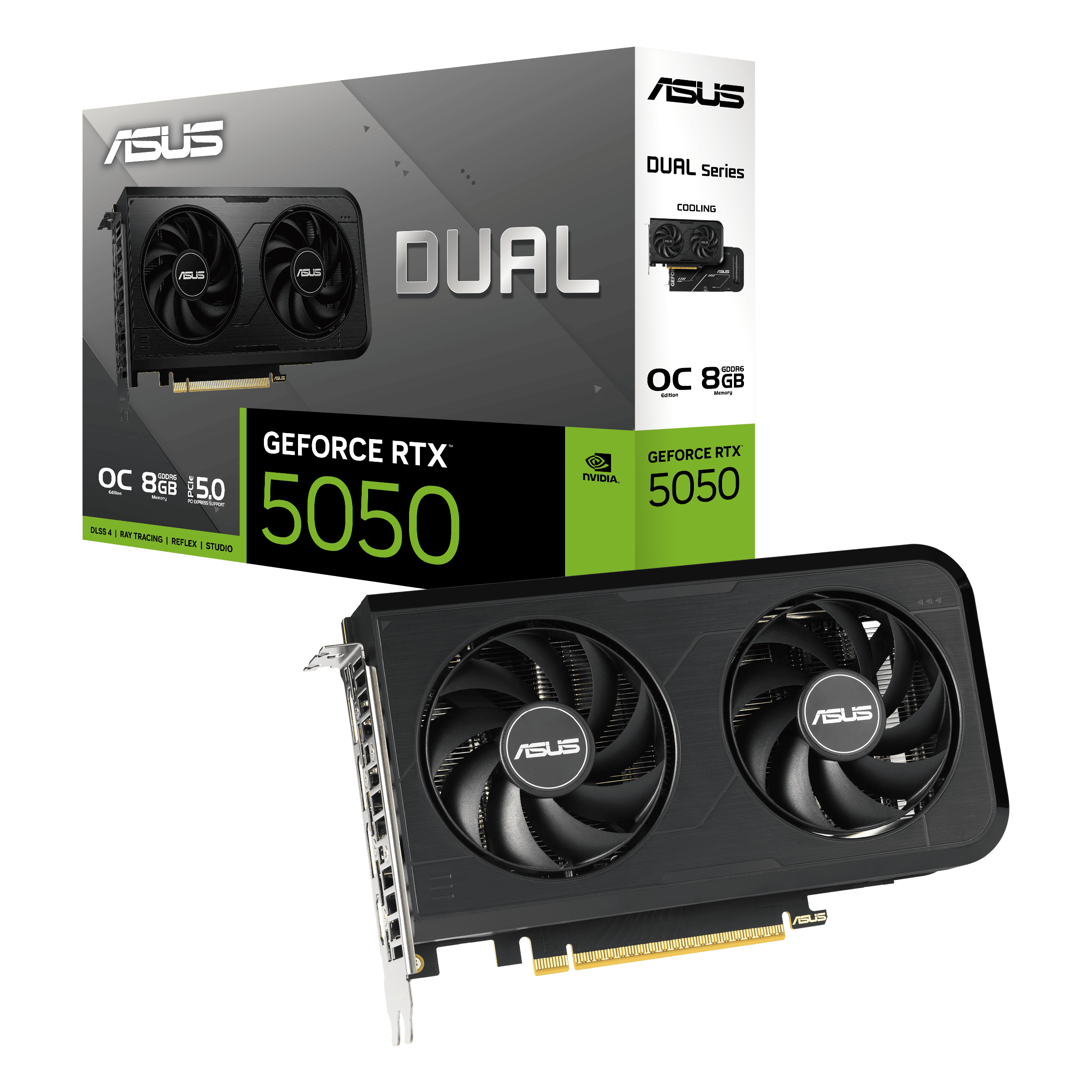 Foto 2 pulgar | Tarjeta De Video Nvidia Asus Dual-rtx5050-o8g Gddr6 90yv0n72-m0aa0