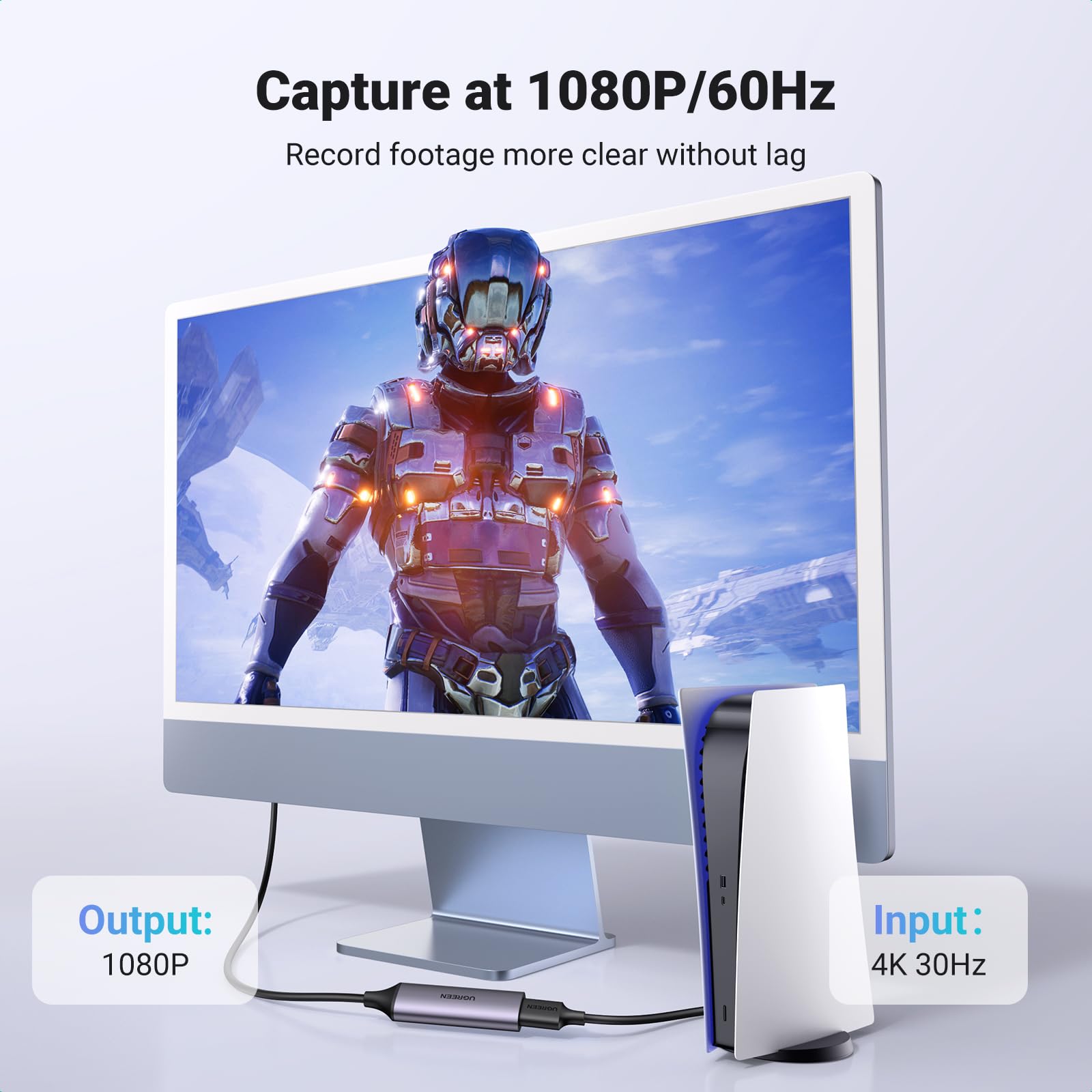 Foto 6 pulgar | Tarjeta De Captura Ugreen Full Hd 1080p 60fps Hdmi A Usb A/c 4k - Venta Internacional.