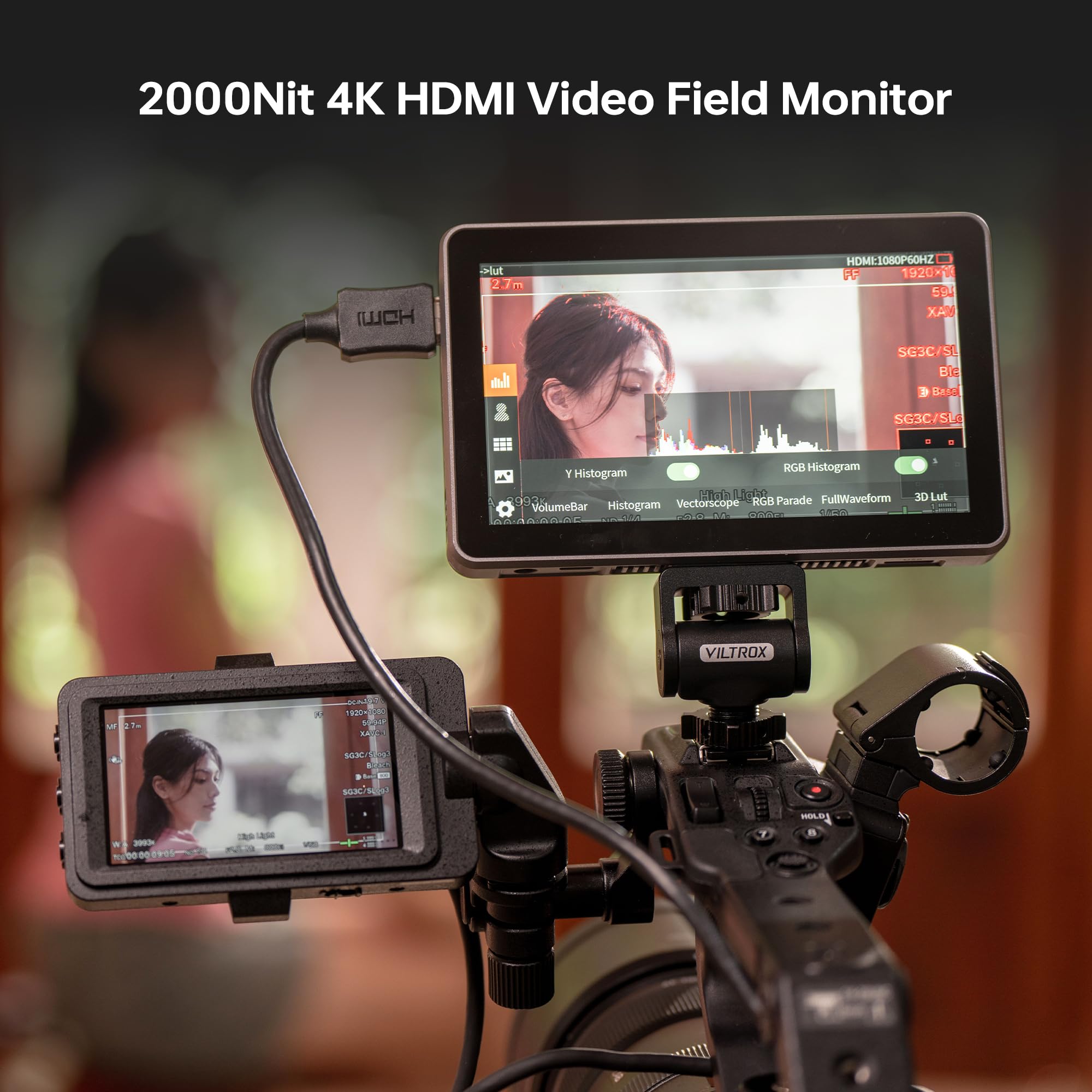Foto 3 pulgar | Monitor De Campo De Vídeo Viltrox Dc-x2 2000 Nits, 6 Pulgadas, 4k, Hdmi - Venta Internacional.