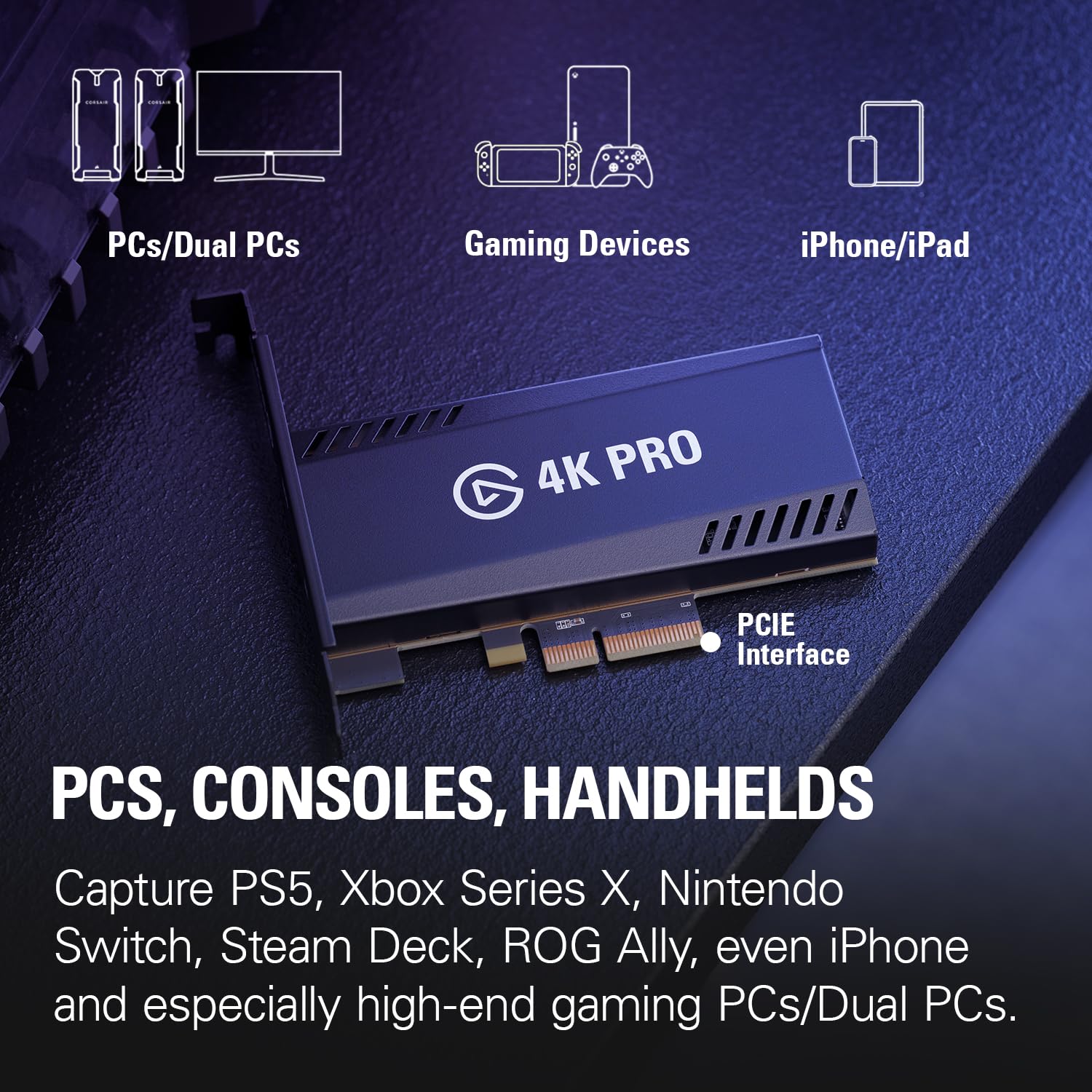 Foto 5 pulgar | Tarjeta De Captura Elgato 4k Pro 8k60 Passthrough/4k60 Hdr10 - Venta Internacional.