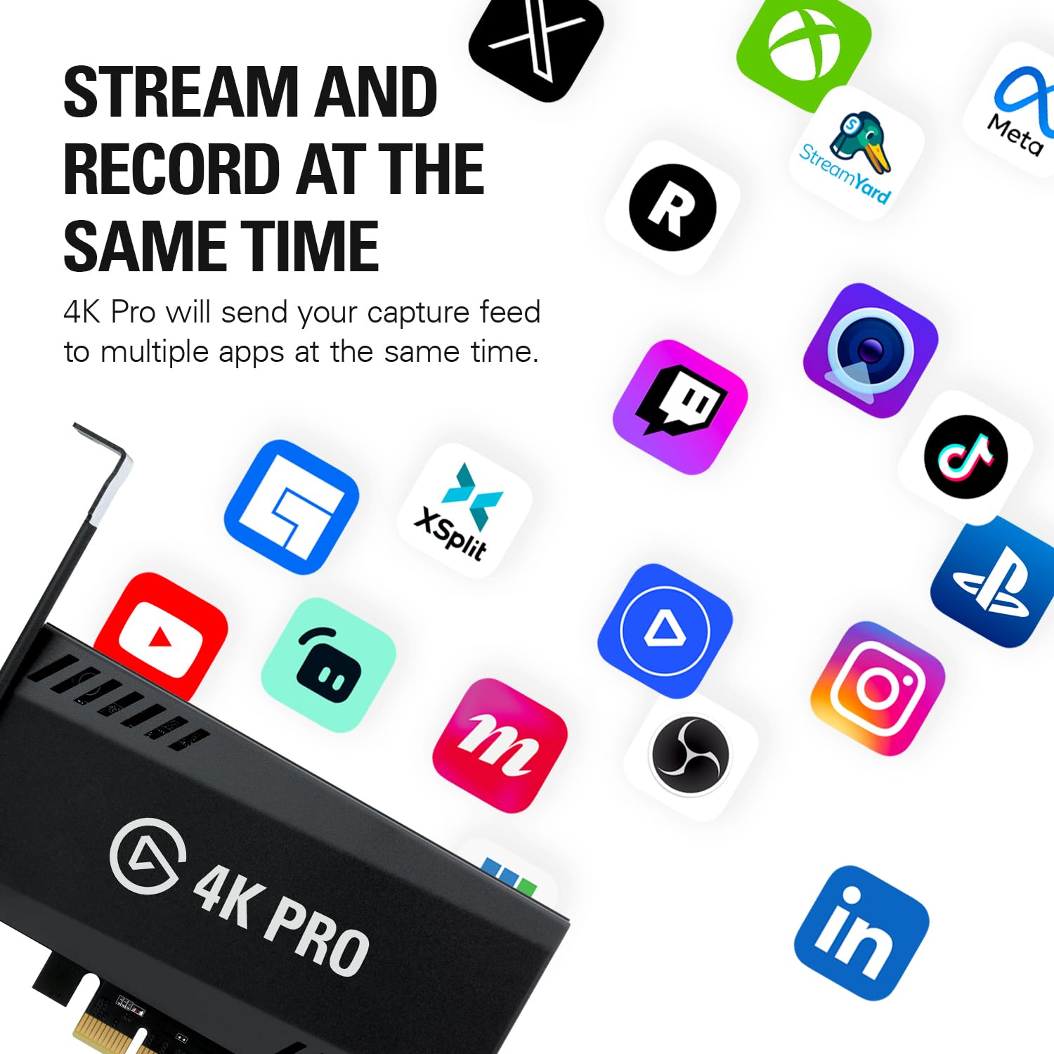 Foto 8 pulgar | Tarjeta De Captura Elgato 4k Pro 8k60 Passthrough/4k60 Hdr10 - Venta Internacional.