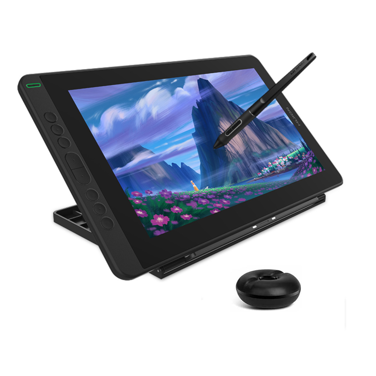 Foto 1 | Tableta Digitalizadora Monitor Huion GS1331-K_B Kamvas 13 con Soporte Negra