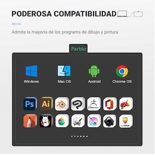 Foto 4 | Tableta Digitalizadora Parblo Ninos N10 Dibujo 10x6.25 Pulgadas