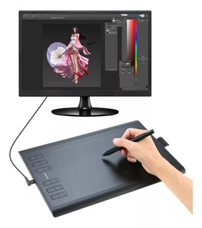 Foto 3 | Venta Internacional - Tabla de Dibujo Digital Profesional Huion 1060 Plus