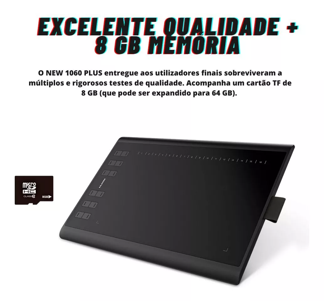 Foto 5 | Venta Internacional - Tabla de Dibujo Digital Profesional Huion 1060 Plus