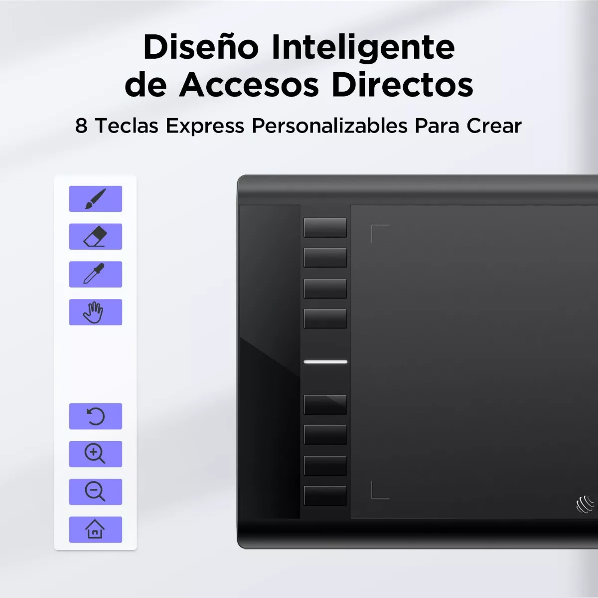 Foto 5 pulgar | Tableta Digitalizadora con Lápiz Eo Safe Imports ESI-10929 Negra