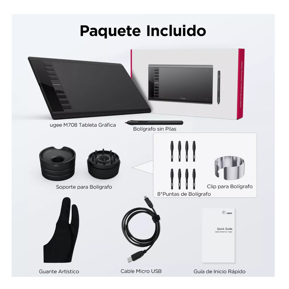Foto 6 pulgar | Tableta Digitalizadora con Lápiz Eo Safe Imports ESI-10929 Negra