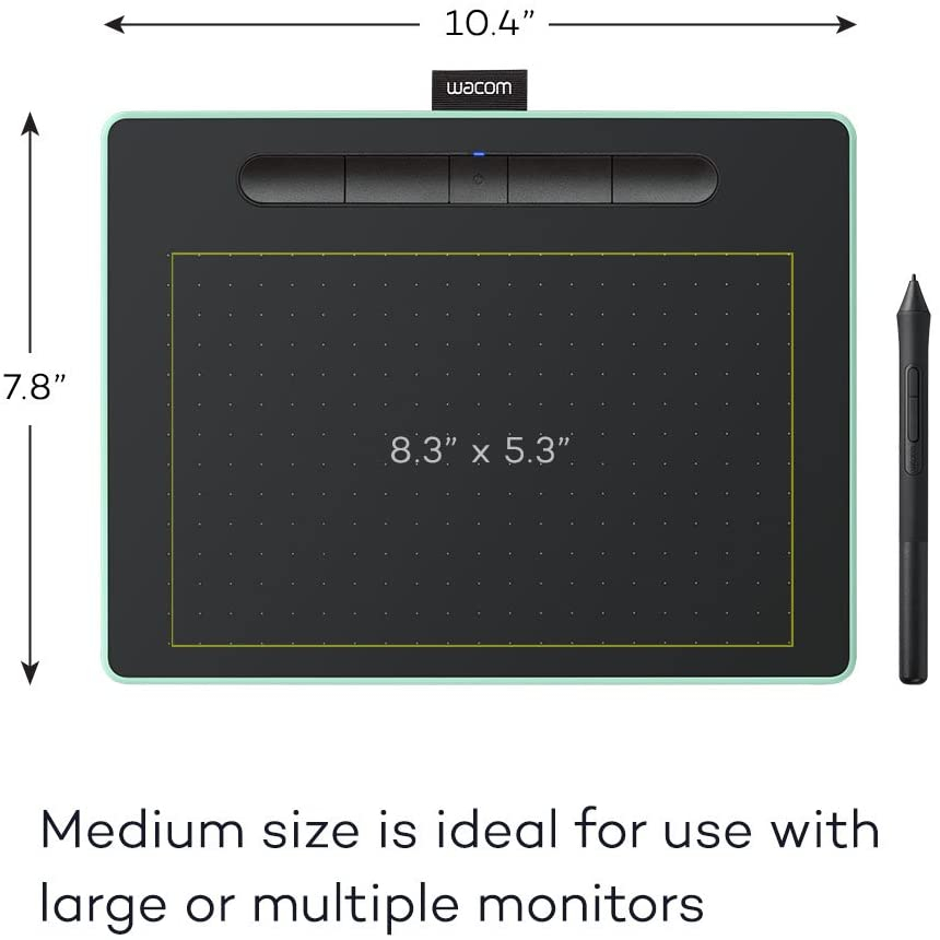 Foto 4 | Venta Internacional - Tableta Intuos Wacom Inalámbrica 10,4 X 7,8 Pulgadas