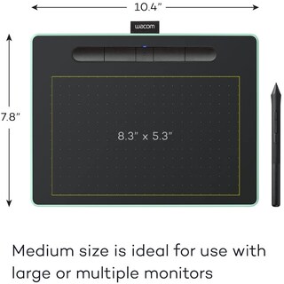 Foto 4 | Venta Internacional - Tableta Intuos Wacom Inalámbrica 10,4 X 7,8 Pulgadas