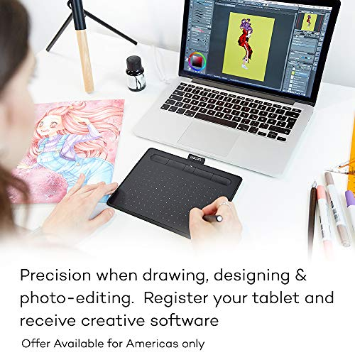 Foto 3 pulgar | Tableta Wacom Intuos Inalámbrica  Software ctl4100wle0- Venta Internacional