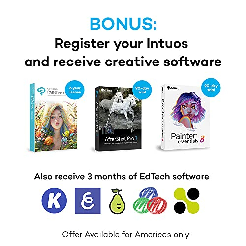 Foto 6 | Tableta Wacom Intuos Inalámbrica  Software ctl4100wle0- Venta Internacional