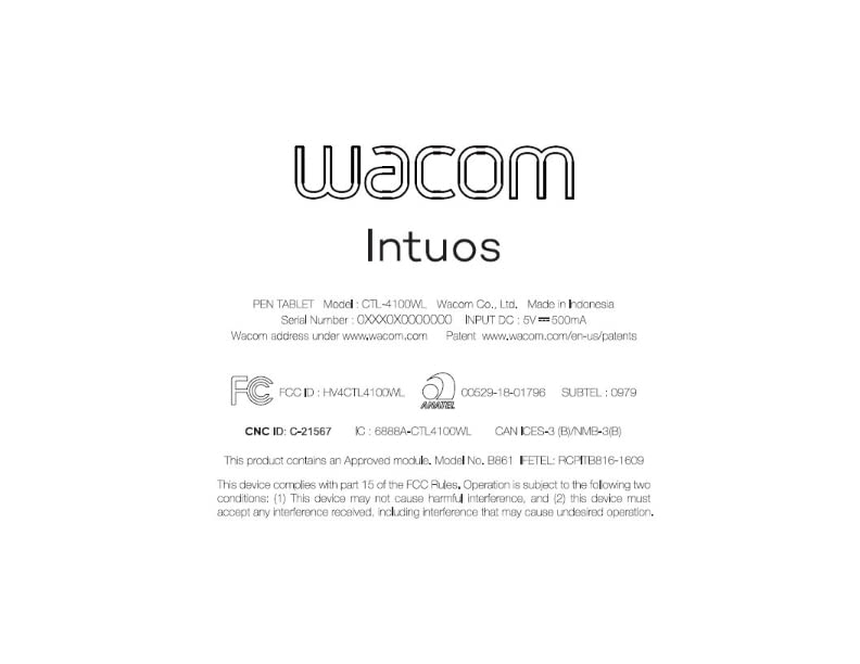 Foto 8 pulgar | Tableta Wacom Intuos Inalámbrica  Software ctl4100wle0- Venta Internacional