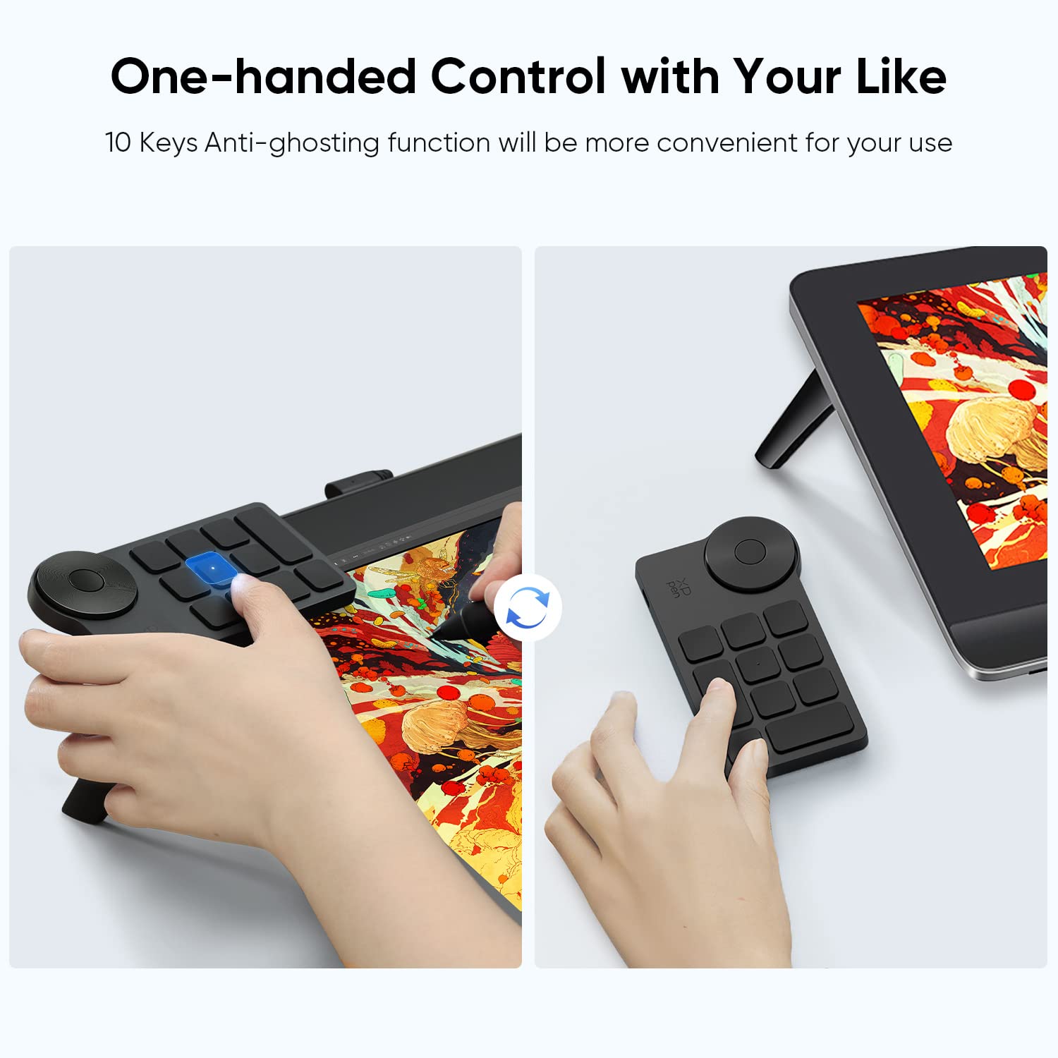 Foto 7 pulgar | Teclado Abreviado Inalámbrico Xp-pen Mini Keydial Ack05 - Venta Internacional.